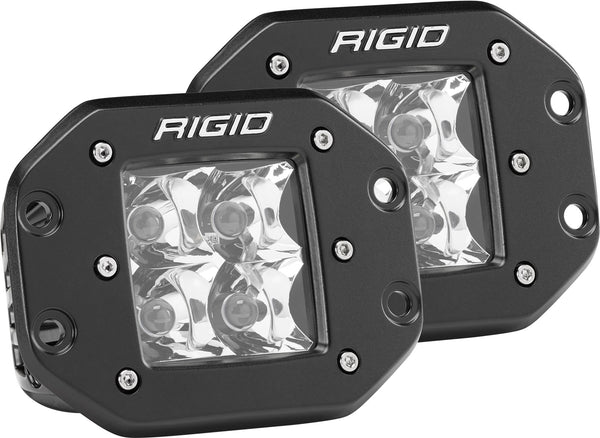 D-SERIES SPOT FLUSH MOUNT AMBER PAIR