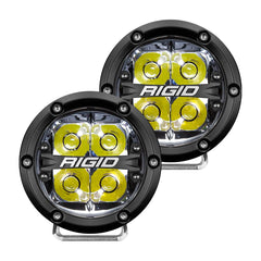 360-SERIES 4" LED  LIGHT SPOT BEAM PATTERN (WHITE BACKLIGHT)/PAIR