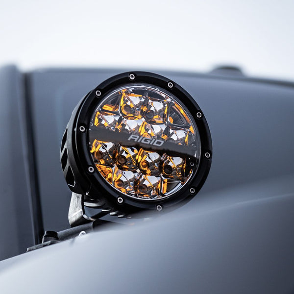 360-SERIES 4" LED LIGHT DRIVING BEAM (AMBER BACKLIGHT)/ PAIR