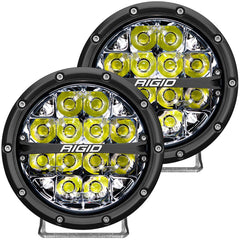 360-SERIES 6" LED  LIGHT SPOT BEAM PATTERN (WHITE BACKLIGHT)/ PAIR