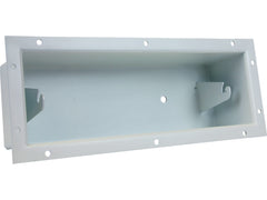 FLUSH MT BUCKET 10in. E/M WHT