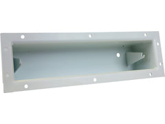 FLUSH MT BUCKET 10in. SR-SRS WHT