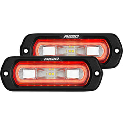 RIGID SR-L SPREADER FLUSHMOUNT (RED HALO) PAIR.