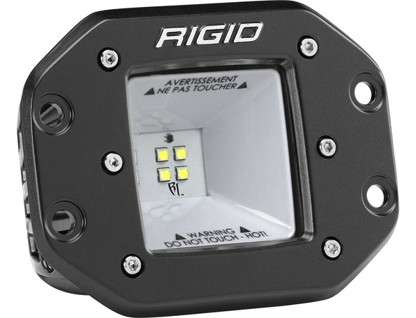 2X2 115 DEGREE DC SCENE FLUSH MOUNT BLACK