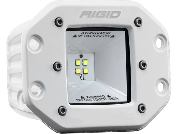 WHITE 2X2 115 DEGREE DC SCENE FLUSH MOUNT