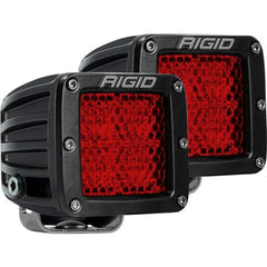 D-SERIES DIFFUSED REAR FACING HIGH/LOW SM RED SET OF 2