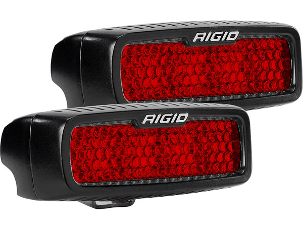 SR-Q SERIES DIFFUSED REAR FACING HIGH/LOW SM RED SET OF 2