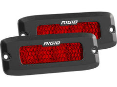 SR-Q SERIES DIFFUSED REAR FACING HIGH/LOW FM RED SET OF 2