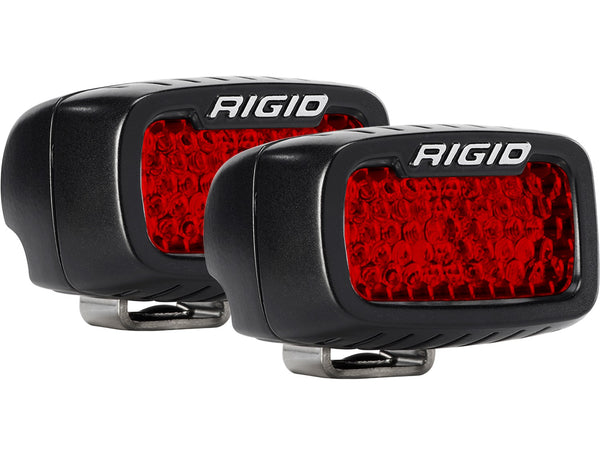 SR-M SERIES DIFFUSED REAR FACING HIGH/LOW SM RED SET OF 2